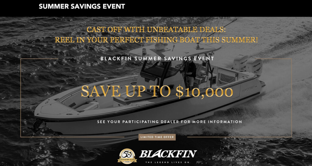 Blackfin Boats Summer Savings Event