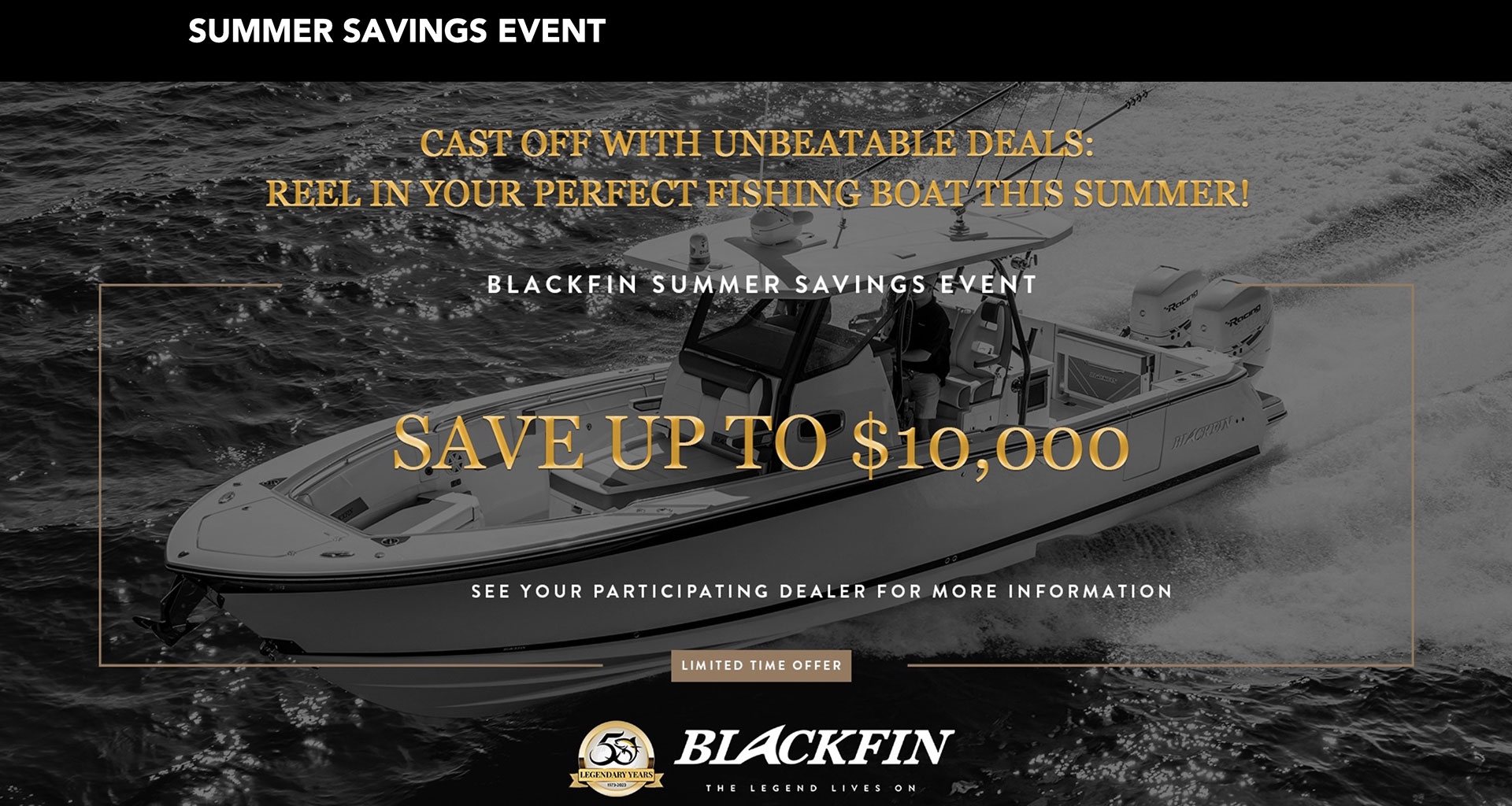 Blackfin Boats Summer Savings Event